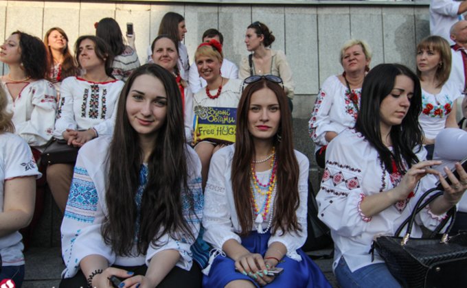 Как в Киеве отметили День вышиванки