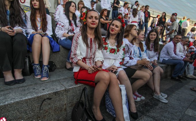 Как в Киеве отметили День вышиванки