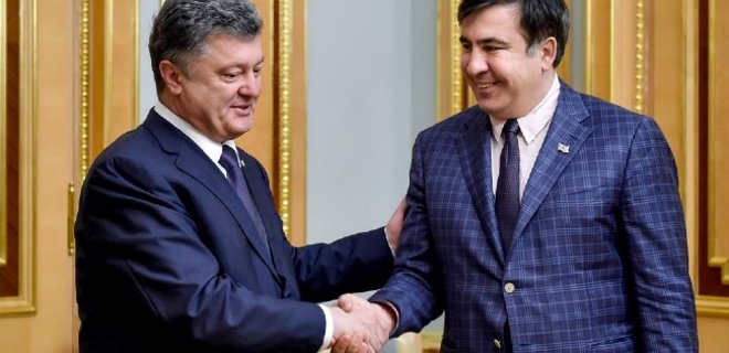 Порошенко встретился с Саакашвили и обсудил реформы - Фото