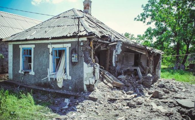 Марьинка после атак оккупантов: фото последствий