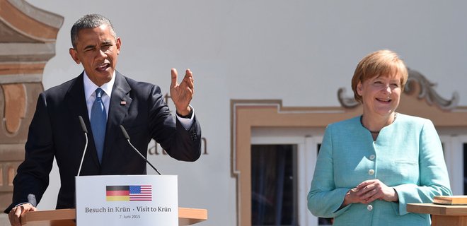 Обама и Меркель: Для отмены санкций РФ нужно выполнить соглашения - Фото