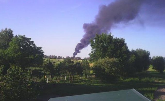 Масштабный пожар на нефтебазе под Киевом: фото и видео возгорания