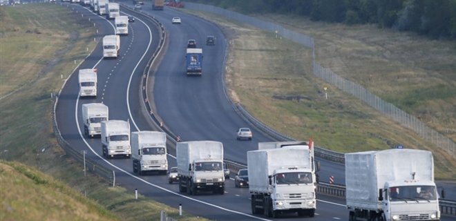 Новая колонна грузовиков из РФ готова нарушить границу Украины - Фото