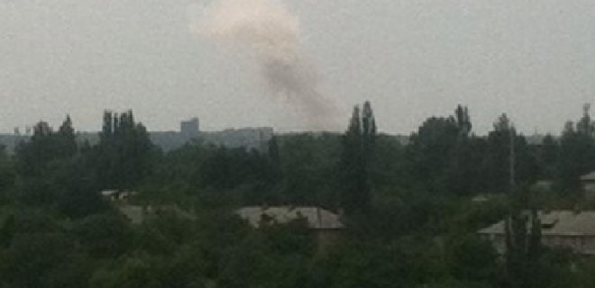 В Донецке вновь прогремел мощный взрыв - Фото