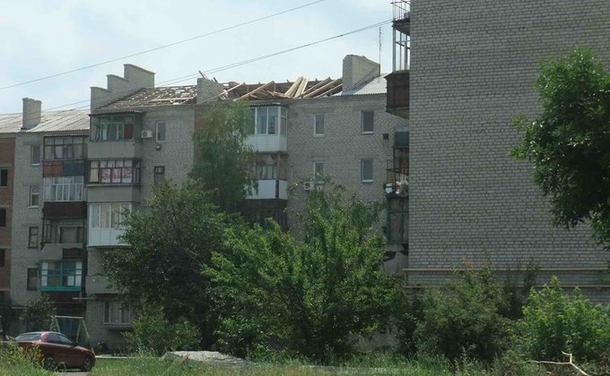 Боевики обстреляли Попасную из Градов: фото