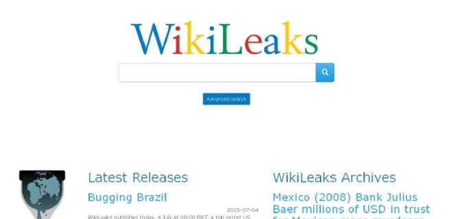 Wikileaks: США шпионили за членами правительства Бразилии - Фото
