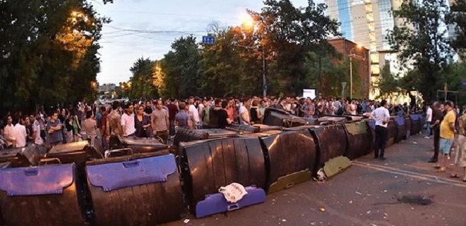 Майдан в Армении: митингующие вновь собираются в центре Еревана - Фото