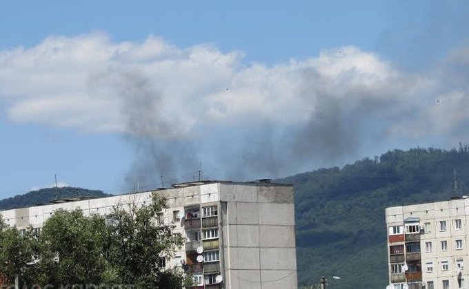 Перестрелка в Мукачево: фото и видео с места происшествия