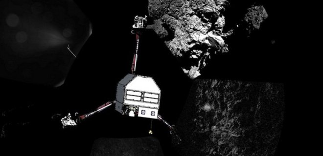 Пропавший из эфира зонд на комете вновь вышел на связь с Землей - Фото