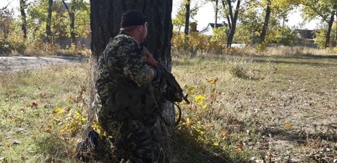 На Луганщине произошел бой сил АТО с диверсантами - Фото
