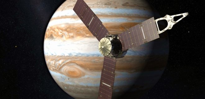 NASA: до подлета зонда Juno к Юпитеру остается меньше года - Фото