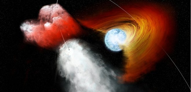 Астрофизики обнаружили звезду с дырявым газовым диском - Фото