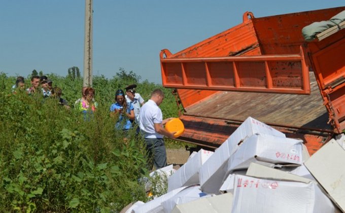 В Белгородской области РФ уничтожили первую партию сыра