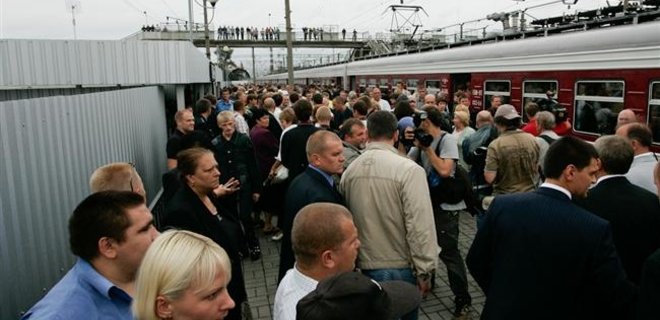 В Киеве временно отменили несколько рейсов городской электрички - Фото