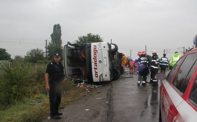 Новое ДТП автобуса в Румынии, есть погибшие: фото