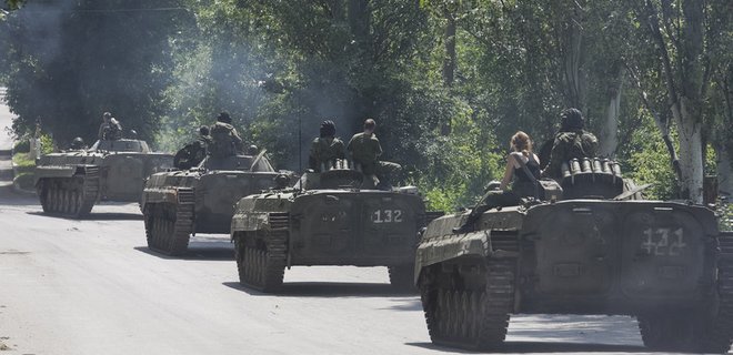 Из России в Донбасс прошли три колонны военной техники - СМИ - Фото