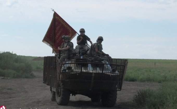 День Независимости на передовых позициях ВСУ под Горловкой: фото