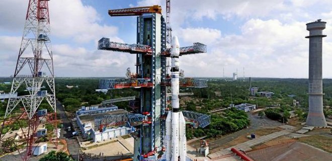 В Индии успешно запущена ракета на криогенном двигателе  - Фото