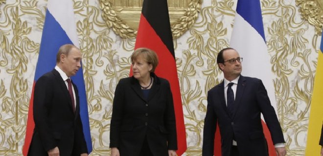 Меркель, Олланд и Путин обсудят ситуацию в Донбассе - СМИ - Фото