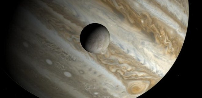 Ученые нашли признаки жизни на спутнике Юпитера - Европе - Фото