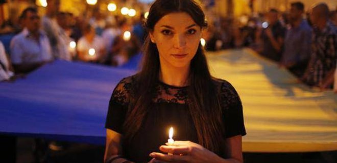 В Италии прошло шествие в память о погибшем украинце: фото - Фото