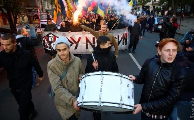 Марш Азова в Одессе: фоторепортаж