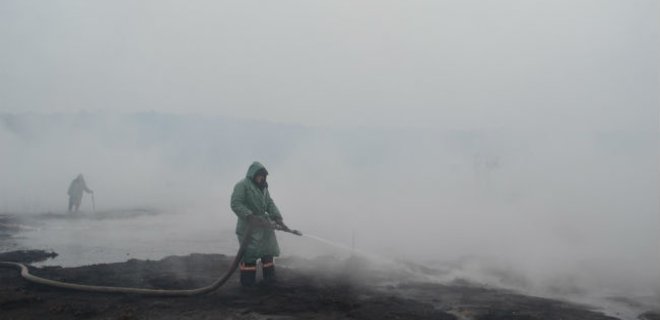 В ГСЧС назвали новую причину пожаров на торфяниках под Киевом - Фото