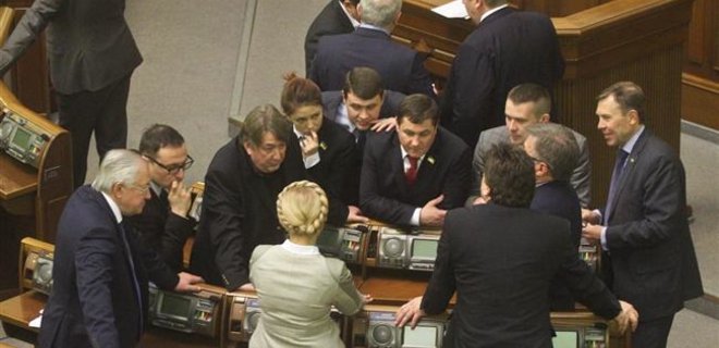 Народные депутаты Батькивщины ушли из Рады - Фото