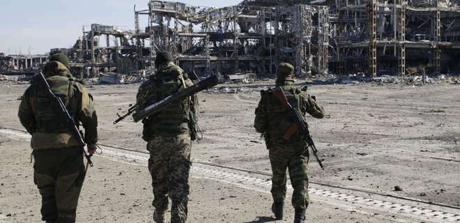 Боевики обстреляли позиции ВСУ в районе Донецкого аэропорта - Фото