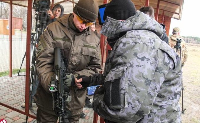На полигоне НГУ отобрали лучшие образцы украинского оружия: фото
