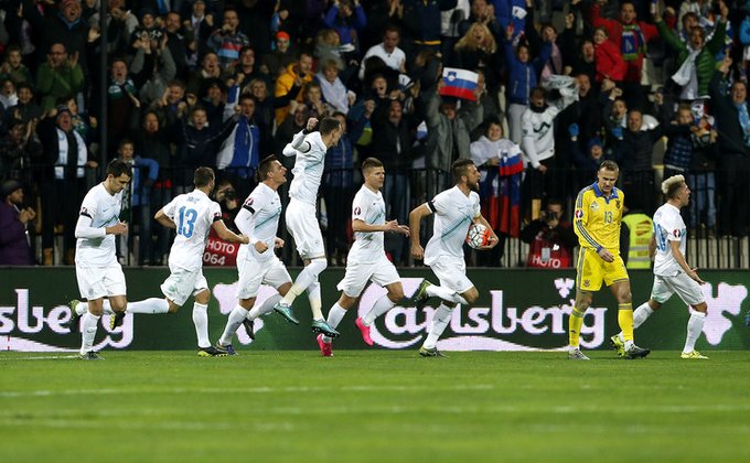 Украина сыграла вничью со Словенией и прошла на Евро-2016
