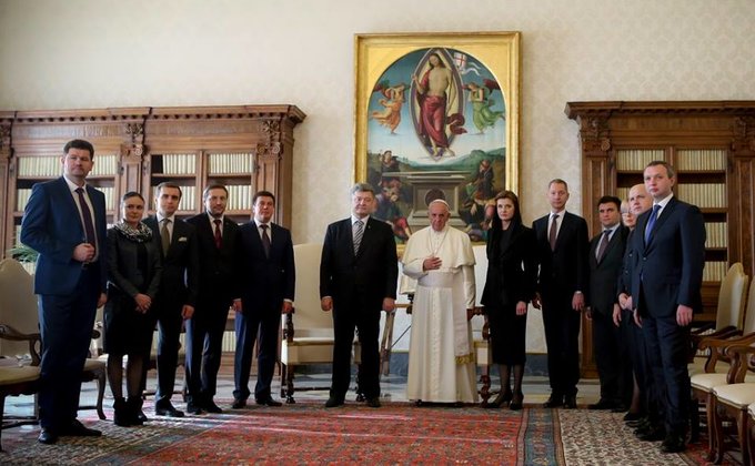 Порошенко в Ватикане встретился с Папой Римским Франциском: фото