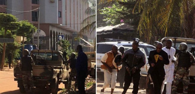 Малийские силовики штурмуют отель Radisson Blu - Фото