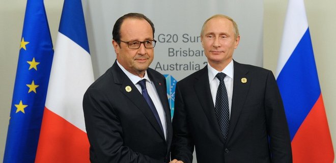 Олланд и Путин обсудят операцию против ИГ на встрече в Москве - Фото