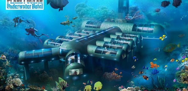 Американская компания собирается построить подводный отель - Фото