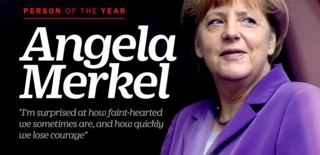 Ангела Меркель признана человеком года по версии Time - Фото