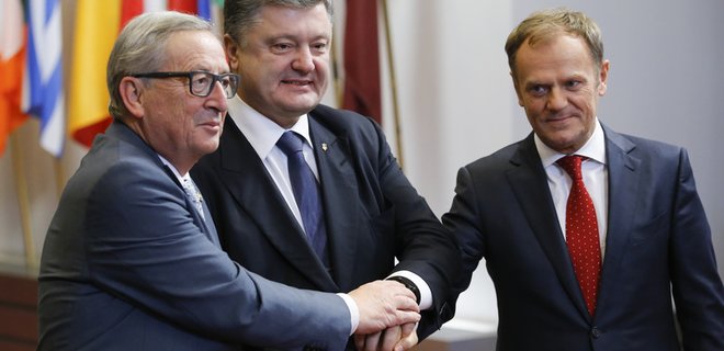 Порошенко - Юнкеру: ЗСТ Украины с ЕС не должна быть отложена - Фото