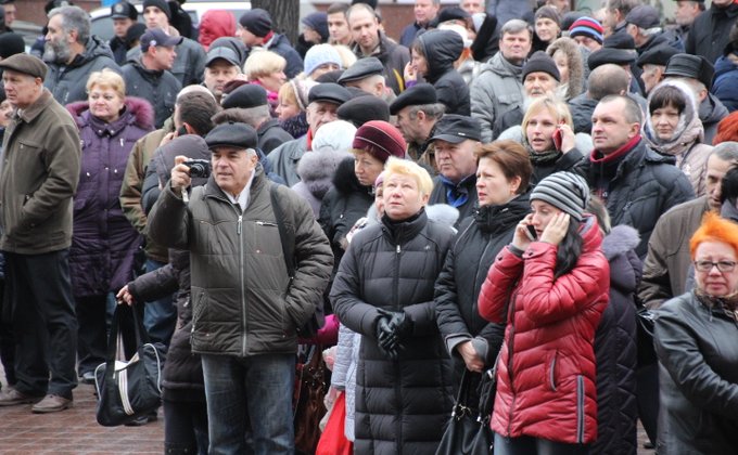 В Кировограде митинговали за переименование города в Елисаветград