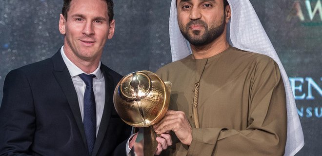Месси получил награду Globe Soccer Awards как лучший игрок года - Фото