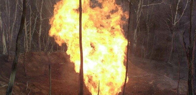 Пожар на месте аварии на газопроводе Союз ликвидирован - Фото