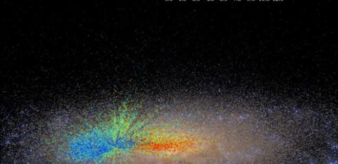 Ученые составили карту возраста звезд Млечного пути - Фото