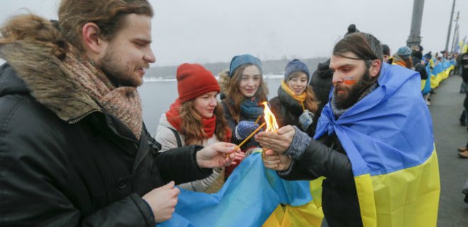 Украина отмечает День Соборности - Фото
