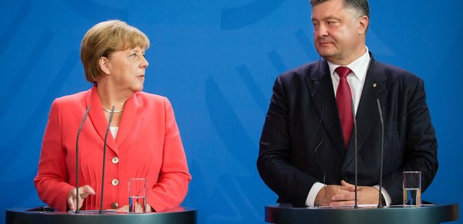 Порошенко в Берлине встретится с Меркель - Фото