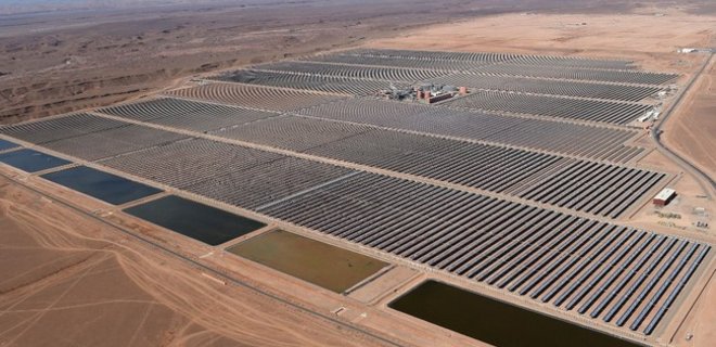 Солнечная электростанция в Марокко обеспечит светом миллион домов - Фото