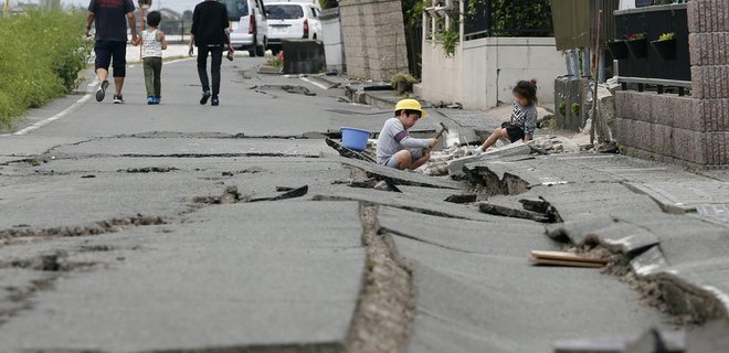 Украинцы попали в зону землетрясения в Японии - Фото