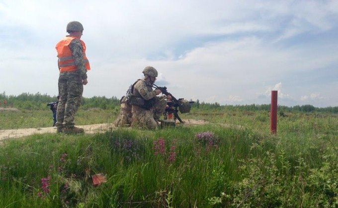 Снайперские учения на полигоне в Житомирской области: фото