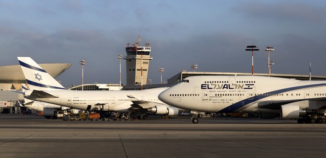 В Израиле экстренно приземлился самолет рейса Тель-Авив-Киев - Фото