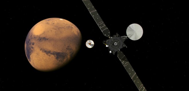 Посадка Скиапарелли на Марс: нет связи с посадочным модулем - Фото