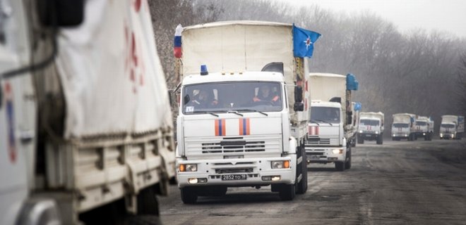 На восток Украины вторгся 57-й путинский конвой - Фото