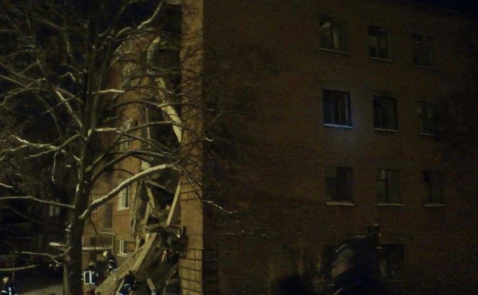 В Чернигове обрушилась часть жилого дома: фото